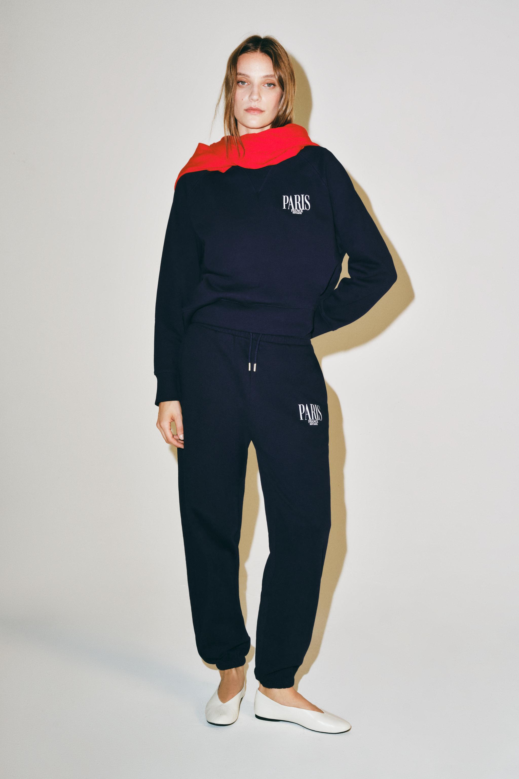 TEXT PRINT SWEATSHIRT